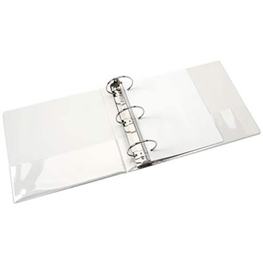 Ability One - Ring Binders; Binder Type: 3 Hole Binder ; Capacity: 3" ; Color: White ; Material: Vinyl ; Size: 8 1/2 x 11 - Exact Tooling