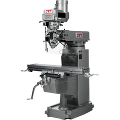 Jet - 50 x 10" 3 hp 3 Phase 230/460 V Variable Speed Knee Milling Machine - Exact Tooling