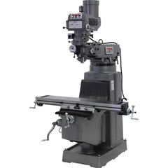 Jet - 50 x 10" 3 hp 3 Phase 230 V Variable Speed Knee Milling Machine - Exact Tooling
