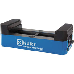 Kurt - Modular Vises & Components; System Compatibility: 5 Axis Workholding Systems ; Product Type: Serrated Vise ; Jaw Width (Inch): 4 ; Jaw Width (Decimal Inch): 4 ; Jaw Height (Inch): 1-1/4 ; Jaw Height (Decimal Inch): 1.2500 - Exact Tooling