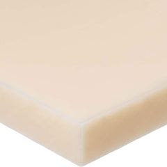 USA Sealing - Plastic Bars; Material: Nylon 6/12 ; Shape: Rectangular ; Height (Inch): 3/8 ; Width (Inch): 2 ; Length (Feet): 2 ; Color: Off-White - Exact Tooling