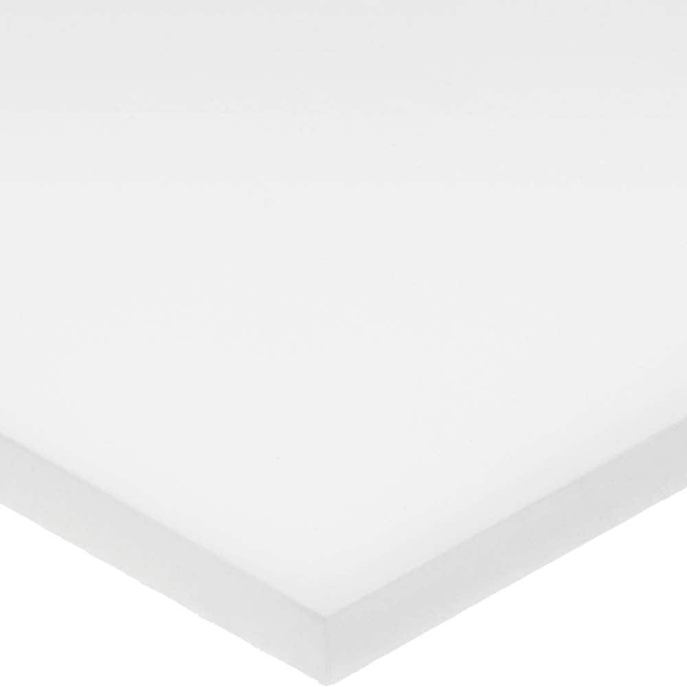 USA Sealing - Plastic Sheets; Material: Polystyrene ; Thickness (Inch): 3/16 ; Length (Feet): 1 ; Tensile Strength (psi): 2500 ; Color: White ; Material Grade: Standard - Exact Tooling