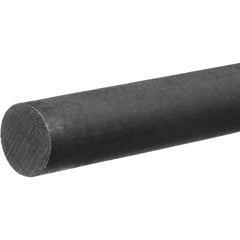 USA Sealing - Plastic Rods; Material: Acetal ; Diameter (Inch): 1-1/4 ; Length (Feet): 3 ; Hardness: Rockwell M-90 ; Color: Black ; Additional Information: Density: 0.051 lb/in?, Tensile Strength: 8500 psi, Temperature Rating : -20 to 180? F, Impact Stre - Exact Tooling