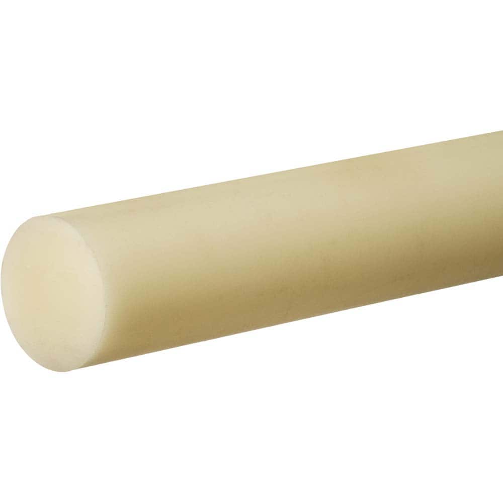 USA Sealing - Plastic Rods; Material: PTFE ; Diameter (Inch): 5/8 ; Length (Feet): 2 ; Hardness: 55D ; Color: Off-White ; Additional Information: Density: 0.076 lb/in?, Tensile Strength: 3500 psi, Temperature Rating: -350 to 500? F, Material Grade: Glass - Exact Tooling