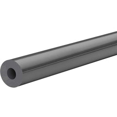 USA Sealing - Plastic Tubes; Material: PVC ; Inside Diameter (Inch): 1/4 ; Maximum Length (Inch): 72 ; Wall Thickness (Decimal Inch): 0.1870 ; Color: Gray ; Shape: Round - Exact Tooling