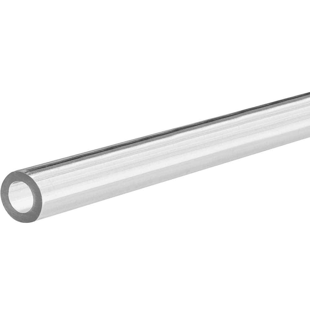 USA Sealing - Plastic Tubes; Material: PTEG ; Inside Diameter (Inch): 1 ; Maximum Length (Inch): 72 ; Wall Thickness (Inch): 1/8 ; Color: Clear ; Shape: Round - Exact Tooling