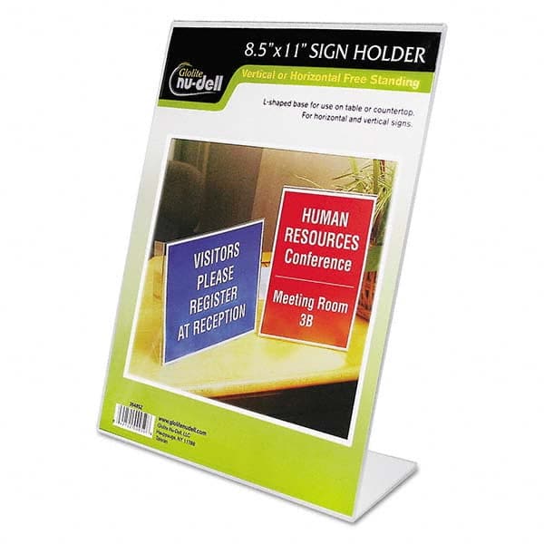 NuDell - Display & Organizer Accessories Type: Sign Holder For Use With: Signs - Exact Tooling