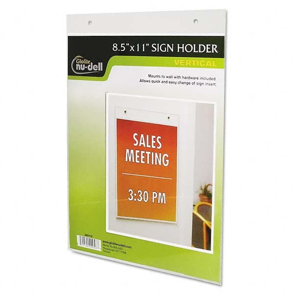 NuDell - Display & Organizer Accessories Type: Sign Holder For Use With: Signs - Exact Tooling