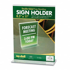 NuDell - Display & Organizer Accessories Type: Sign Holder For Use With: Signs - Exact Tooling