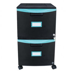 Storex - File Cabinets & Accessories Type: Mobile File Number of Drawers: 2 - Exact Tooling