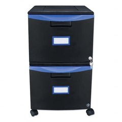 Storex - File Cabinets & Accessories Type: Mobile File Number of Drawers: 2 - Exact Tooling