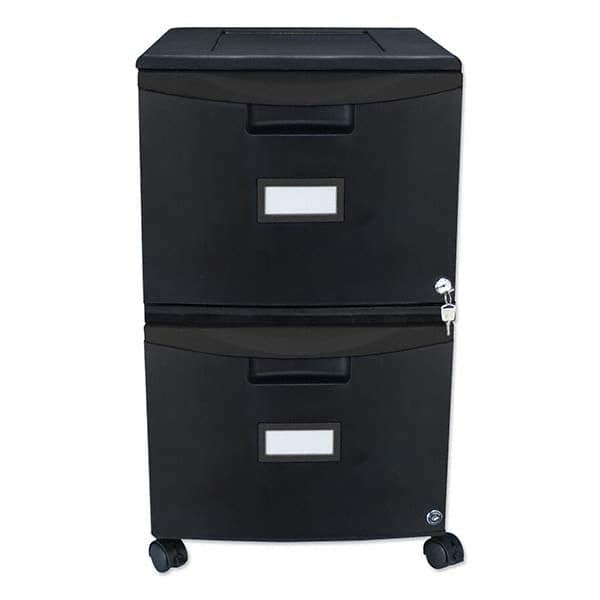 Storex - File Cabinets & Accessories Type: Mobile File Number of Drawers: 2 - Exact Tooling
