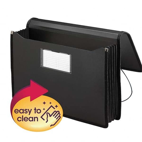 SMEAD - File Folders, Expansion Folders & Hanging Files Folder/File Type: Expanding Wallet Color: Black - Exact Tooling