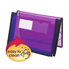 SMEAD - File Folders, Expansion Folders & Hanging Files Folder/File Type: Expanding Wallet Color: Purple - Exact Tooling