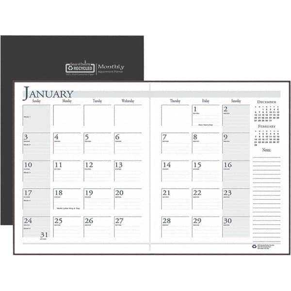 House of Doolittle - Note Pads, Writing Pads & Notebooks Writing Pads & Notebook Type: Monthly Planner Size: 11 x 8-1/2 - Exact Tooling