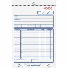 REDIFORM - Note Pads, Writing Pads & Notebooks Writing Pads & Notebook Type: Sales Order Book Size: 4-1/4 x 6-3/8 - Exact Tooling
