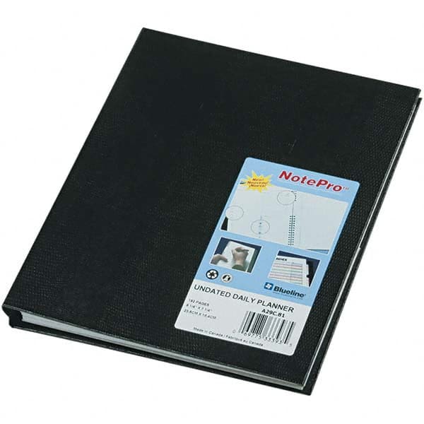 Blueline - Note Pads, Writing Pads & Notebooks Writing Pads & Notebook Type: Daily Agenda Size: 9-1/4 x 7-1/4 - Exact Tooling