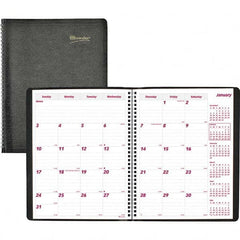 Brownline - Note Pads, Writing Pads & Notebooks Writing Pads & Notebook Type: Monthly Planner Size: 11 x 8-1/2 - Exact Tooling