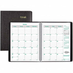 Brownline - Note Pads, Writing Pads & Notebooks Writing Pads & Notebook Type: Monthly Planner Size: 11 x 8-1/2 - Exact Tooling