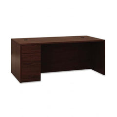 Hon - Office Desks Type: Single Pedestal w/Left Hand Return Center Draw: No - Exact Tooling