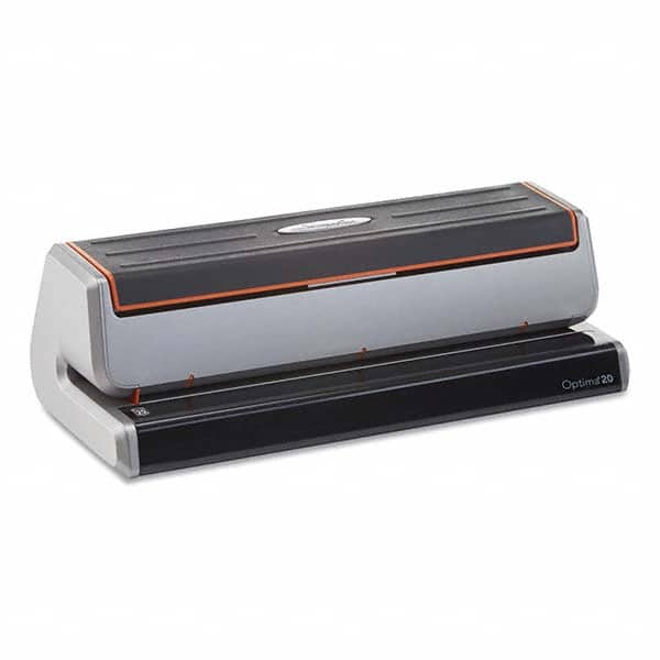 Swingline - Paper Punches Type: 20 Sheet Three-Hole Punch Color: Silver; Black - Exact Tooling