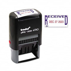 Trodat - Pre-inked Custom Stamps Type: Custom Stamp - Two Color Dater Message: Received - Exact Tooling