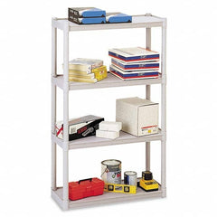 ICEBERG - Plastic Shelving Type: Open Shelving Shelf Capacity (Lb.): 75 - Exact Tooling