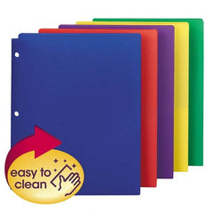 SMEAD - File Folders, Expansion Folders & Hanging Files Folder/File Type: Pocket Folders Color: Multi-Color - Exact Tooling