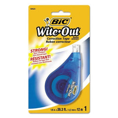 Bic - Correction Fluid & Tape Type: Correction Tape Non-Refillable Tape Size: 1/6 x 472" - Exact Tooling