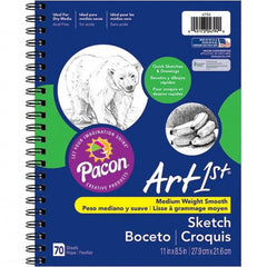 Pacon - Note Pads, Writing Pads & Notebooks Writing Pads & Notebook Type: Sketch Size: 11 x 8-1/2 - Exact Tooling