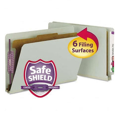 SMEAD - File Folders, Expansion Folders & Hanging Files Folder/File Type: Classification Folders with End Tab Fastener Color: Green - Exact Tooling