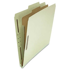 UNIVERSAL - File Folders, Expansion Folders & Hanging Files Folder/File Type: Classification Folders with Tob Tab Fastener Color: Gray; Green - Exact Tooling