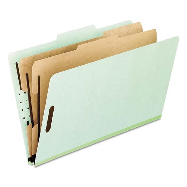 Pendaflex - File Folders, Expansion Folders & Hanging Files Folder/File Type: Classification Folders with Tob Tab Fastener Color: Green - Exact Tooling