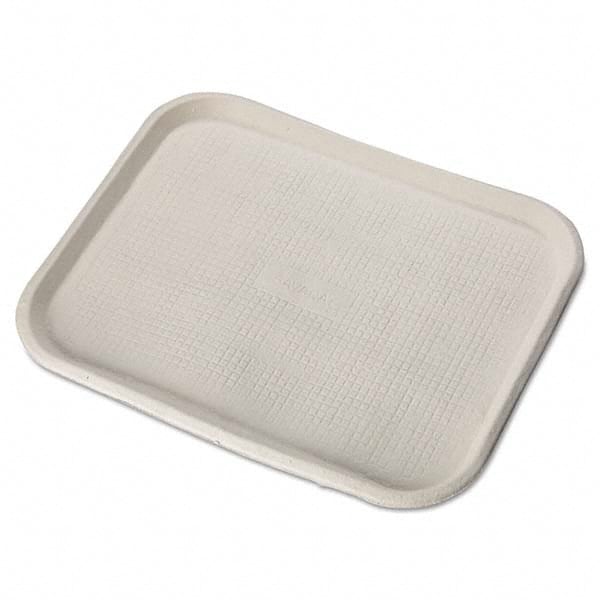Chinet - Savaday Molded Fiber Food Trays, 14 x 18, White, Rectangular, 100/Carton - Exact Tooling