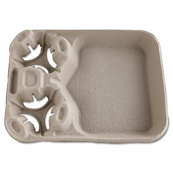 Chinet - Strongholder Molded Fiber Cup/Food Trays 8-44 oz 2-Cup Capacity 100/Carton - Exact Tooling