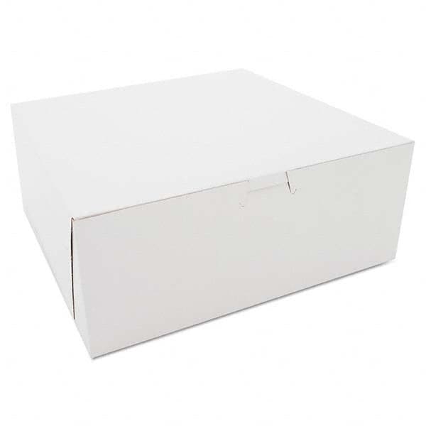 SCT - Bakery Boxes, White, Kraft, 10W x 10D x 4H - Exact Tooling