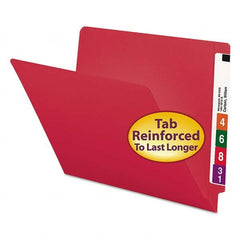 SMEAD - File Folders, Expansion Folders & Hanging Files Folder/File Type: File Folders with End Tab Color: Red - Exact Tooling