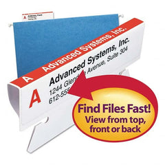 SMEAD - Tabs, Indexes & Dividers Indexes & Divider Type: Hanging Size: 3-1/2 - Exact Tooling