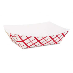 SCT - Paper Food Baskets, 1lb, Red/White, 1000/Carton - Exact Tooling