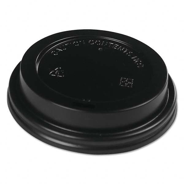 Boardwalk - Hot Cup Lids, Fits 10-20 oz Hot Cups, Black, 1000/Carton - Exact Tooling