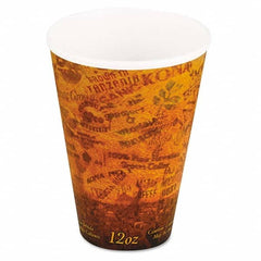 DART - Foam Hot/Cold Cups, 12 oz, Brown/Black, 1000/Carton - Exact Tooling