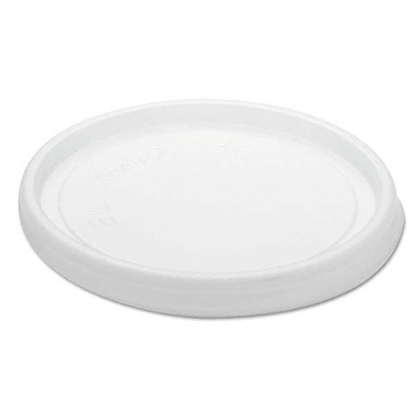 DART - Non-Vented Cup Lids, Fits 6 oz Cups, 2,3-1/2,4 oz Food Containers, Translucent, 1000/Carton - Exact Tooling