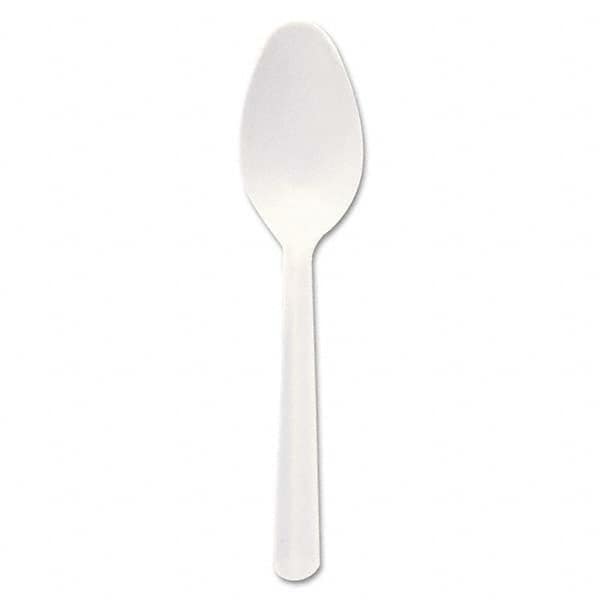 DART - Bonus Polypropylene Cutlery, 5", Teaspoon, White - Exact Tooling