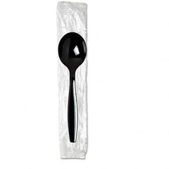 Dixie - Individually Wrapped Spoons, Plastic, Black, 1000/Carton - Exact Tooling
