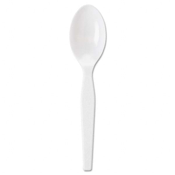 Dixie - Individually Wrapped Polystyrene Cutlery, Teaspoons, White, 1000/Carton - Exact Tooling