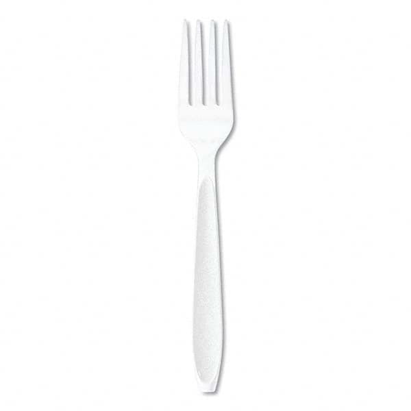 DART - Impress Heavyweight Full-Length Polystyrene Cutlery, Fork, White, 1000/Carton - Exact Tooling