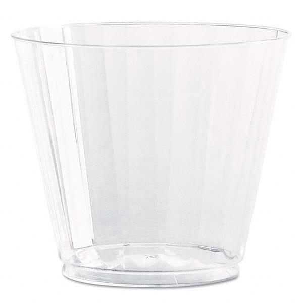 WNA - Classic Crystal Plastic Tumblers, 9 oz, Clear, Fluted, Squat, 12/Pack - Exact Tooling