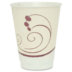 DART - Symphony Design Trophy Foam Hot/Cold Cups, 12 oz, Beige, 1000/Carton - Exact Tooling