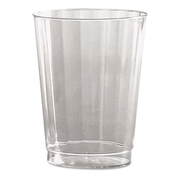 WNA - Classic Crystal Plastic Tumblers, 10 oz, Clear, Fluted, Tall, 12/Pack - Exact Tooling