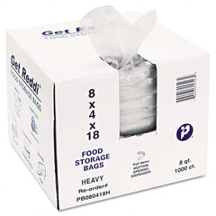Inteplast Group - Reclosable Food & Sandwich Bags Volume Capacity: 8 Qt. Width (Inch): 8 - Exact Tooling
